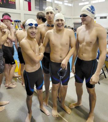 The Fort Stockton High School Blue Wave swim team competed well in Andrews last Saturday. Courtesy photos