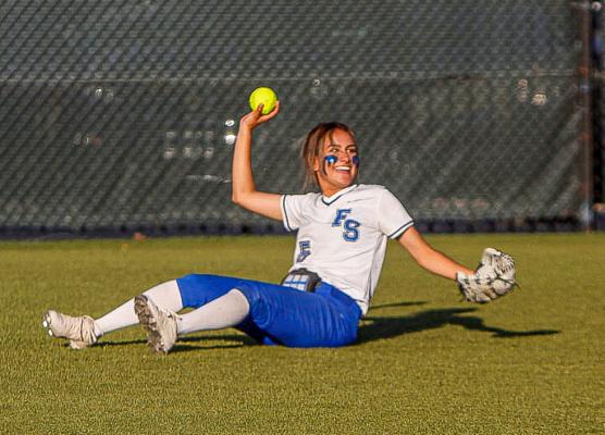 District 2-4A Co-Defensive MVP Ivanna Ortiz was a safety net in the outfield for the Prowlers all season in route to helping her team earn their first playoff appearance since 2019. Ortiz recorded the highest fielding percentage (.956) for the Prowlers, tallying 42 putouts and one assist in 45 chances during the 2022 season. Photos by Nathan Heuer