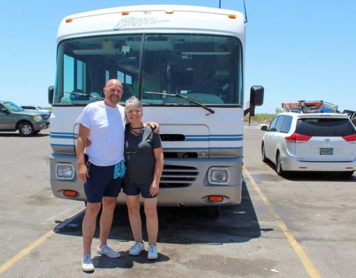 George and Patricia pulled into Fort Stockton after facing a handful of RV issues out on the road. However, the married ministers have a tendency to find the good in every bad situation. 