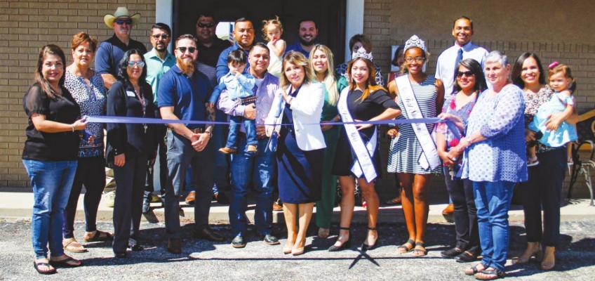 Nancy Olvera and the Fort Stockton Chamber of Commerce held a ribbon cutting ceremony at Eternity Funeral Home on July 1. The funeral home is now the second funeral home in Fort Stockton. Photo by Nathan Heuer