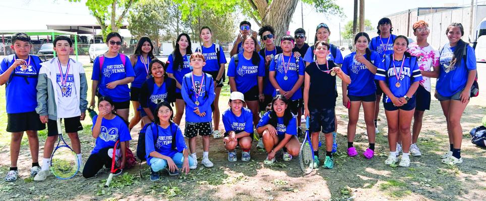 The Fort Stockton Middle School tennis team. Courtesy photo