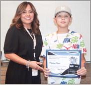 Alamo Elementary Student of the Month for August 2023 is Pedro Cruz.