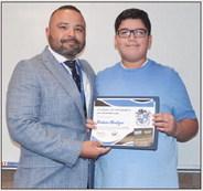 FORT STOCKTON MIDDLE SCHOOL JOSHUA MONTOYA The Fort Stockton Middle School Student of the Month honored at the Aug. 30 board meeting is Joshua Montoya.