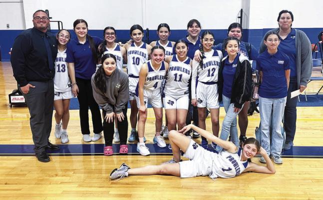 The Fort Stockton Middle School eighth grade Blue team wrapped up its season, Monday evening against Andrews. Courtesy photo