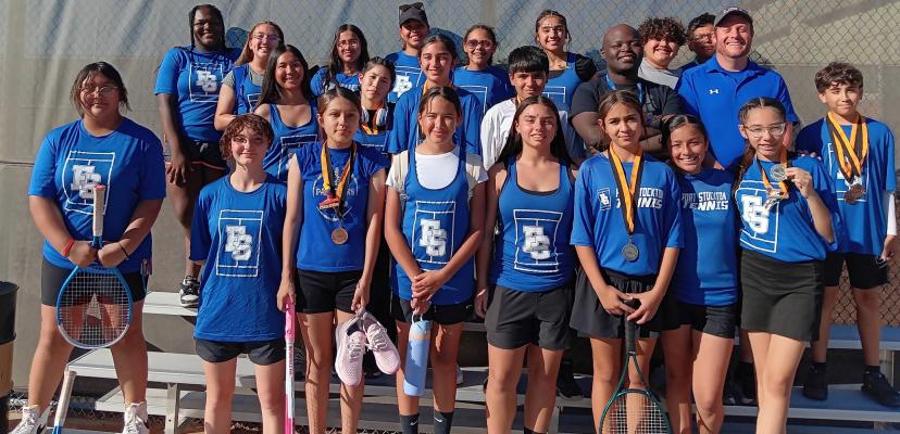Both 7th-grade girls and 8th-grade boys and girls represented Fort Stockton with focus, determination, and steady improvement on the court at the Andrews Fall Tournament, where 21 studentathletes showcased teamwork, sportsmanship, and Panther pride across a full day of competition. Courtesy Photo