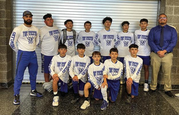 Pictured is the seventh grade A-team that placed third at the Seminole tourney last weekend. Courtesy Photo