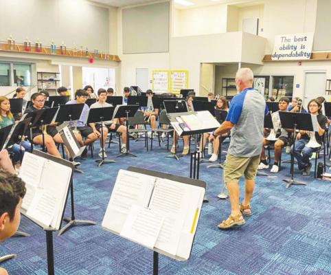The Fort Stockton High School Pride of Pantherland band