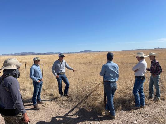 Students visited with conservation agencies throughout the Big Bend, including the ranches of the Dixon Water Foundation in Marfa, to see the results of restoration projects.