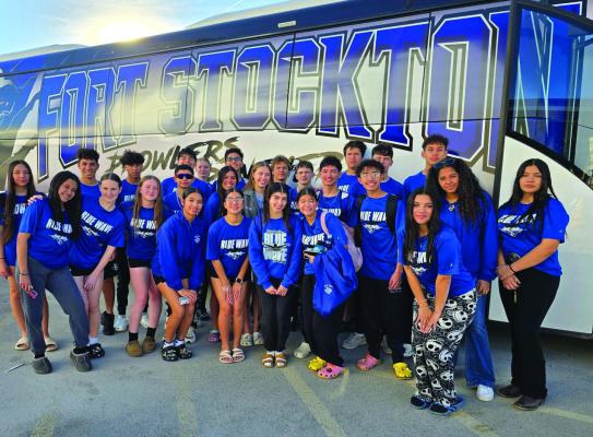 The Fort Stockton High School Blue Wave Swim Team competed at the Pecos Swimming and Diving Invitational on November 15-16, facing a strong lineup of top-tier programs from 6A to 4A schools. Courtesy photo