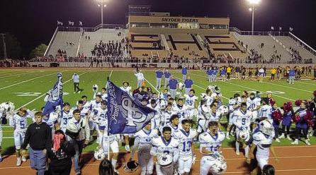 The Panthers celebrate after their recent win. Courtesy Photo