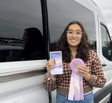 Mikki Mandujano, Reserve Grand Champion Youth Division, 2022 Pecan Food Show. Courtesy photo
