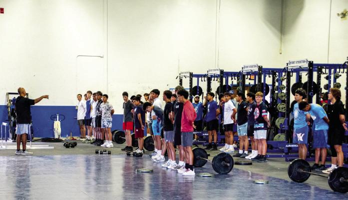 Student-athletes from both Fort Stockton High School and Fort Stockton Middle School have been taking advantage of the opportunity to improve their strength, speed, and conditioning while preparing for their upcoming seasons. Courtesy Photo
