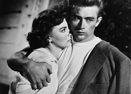 Natalie Wood and James Dean in Rebel Without a Cause