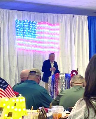 The Highlight of the 82nd Annual Fort Stockton Chamber Banquet was the presentation of the 2026 Citizen of the Year award, which was bestowed upon Robert “Bob” Polk Sadler. Photo Courtesy of Jennifer Gonzalez