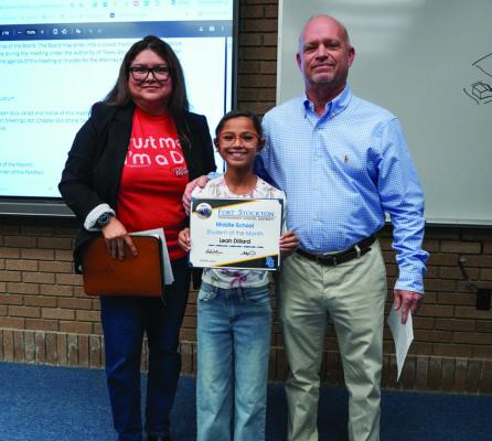 STUDENTS OF THE MONTH