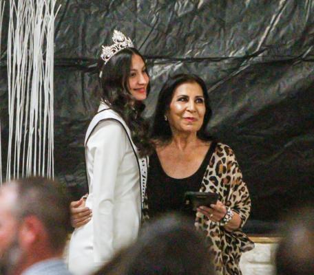 Terrazas Furniture was awarded as the Fort Stockton Chamber of Commerce Business of Year at the chamber’s annual banquet on Feb. 23 at the Pecos County Civic Center. Owner Amy Terrazas was presented the award plaque by 2022 Junior Miss Fort Stockton Ariana Alexandra Ramirez. Photos by Nathan Heuer