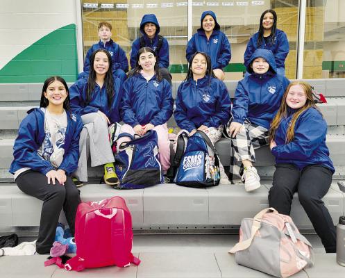 FSMS 8th grade swimmers compete in pre-season triangular