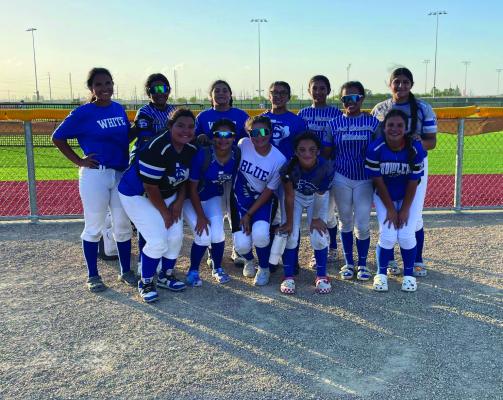 14U Juniors team celebrates after their championship win in Pecos. Photo Courtesy of Fort Stockton Recreation