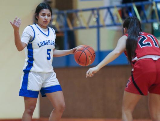 Ireland Sanchez has been a force for the Buena Vista Lady Longhorns this season. Photo by Shawn Yorks