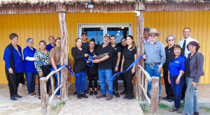 Guadalajara Mexican Grill, located at 200 E. 19th St. in Fort Stockton, held a ribbon-cutting ceremony on Feb. 28, welcoming them to the Fort Stockton Chamber of Commerce. Representatives of the Fort Stockton Chamber of Commerce, Chamber Ambassadors, and Chamber Board of Directors were present to celebrate the ribbon cutting and presented the official membership plaque. Courtesy Photo