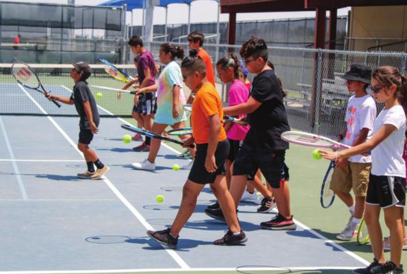 Fort Stockton High School hosts tennis camp