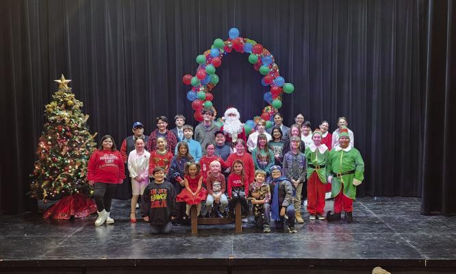 One of the bright spots this holiday season was the play “The Little Town of Christmas” performed by The Paisano Players, the youth group of Fort Stockton Community Theatre. Over thirty young people from five to seventeen years old impressed audiences all the way into their final performance on December 15. Photo by Kerry Waldrip