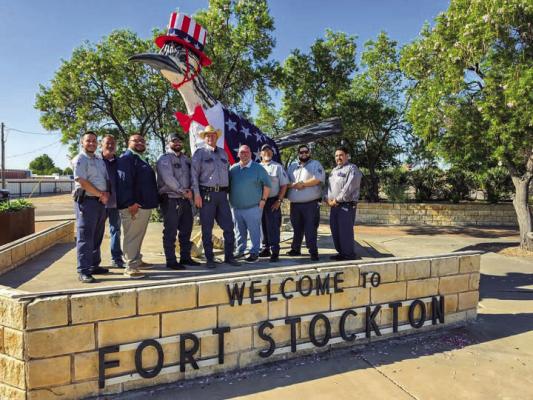 Paisano Pete received a patriotic red, white and blue outfit, transforming the giant roadrunner into a larger-than-life symbol of both Independence Day and the America250 celebration. The project was commissioned through the Fort Stockton Chamber of Commerce and recognized by the Fort Stockton Convention and Visitors Bureau as part of the community’s patriotic observance. Pioneer Photo by Tristian Barragan