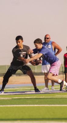 Summer skills and S&amp;C grind are in full swing. Champions are made in the off-season, and they are coming for it all. The Panthers get after it. Photo by student photographer Carla Vazquez