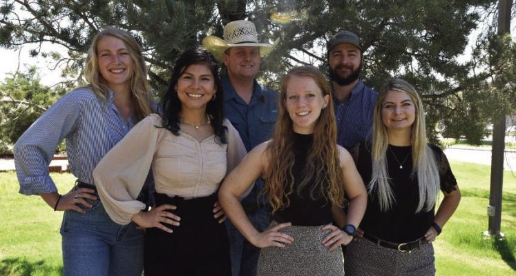 Last year’s scholarship recipients from the Borderlands Research Institute at Sul Ross State University, from left, Maya Ressler, Lilly Morin, Preston McKee, Erin O’Connell, Caleb Hughes, Brooke Bowman. COURTESY PHOTO