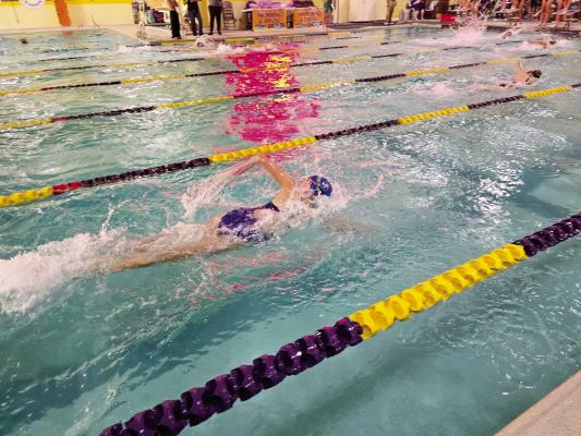 The Blue Wave swimming team’s next competition is the Odessa Permian Invitational on December 7, where the Blue Wave aims to continue their season of growth and achievement. Story on page 8. Courtesy photo