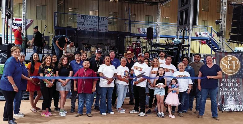 Semper Fi Productions held a ribbon cutting on Saturday, May 3. Veteran-owned and operated Semper Fi Productions provides professional audio, lighting, staging, and more for events and venues. Representatives of the Fort Stockton Chamber of Commerce, Chamber Ambassadors, and Chamber Board of Directors attended to celebrate and present the official membership plaque. Courtesy Photo