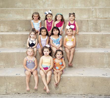 Tiny Tot Contestants Pictured: Oaklee Washington, Grace Mary Davis, Clara Jane Mitchel, Bryleigh Montoya, Hailey Hanan, Camryn De La Rosa, Evelynn Diaz, Violet Mondragon, Adelyse Sol Lopez, Colbi Cude, and Aviana De La Rosa. Not Pictured: Ayla Brielle Rivera