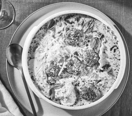 Italian Wedding Lasagna Soup Courtesy photo