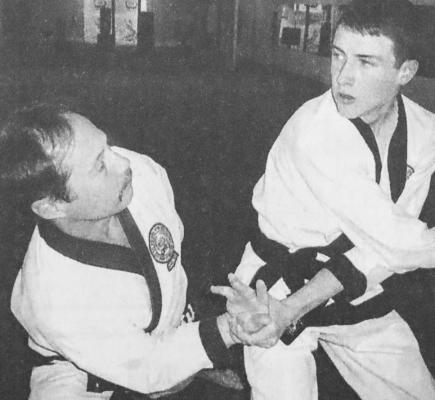 February 2009: Mattew Tucker, right, trains Tuesday evening with instructor Lance Campbell at Fort Stockton Karate. Photos are from the Fort Stockton Pioneer archives at the Pioneer’s office located at 210 N. Nelson St.