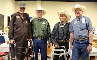 Honored residents at the event were Clarence Stephan, Robert Jamison Hilario Castaneda, Paul Weatherby.