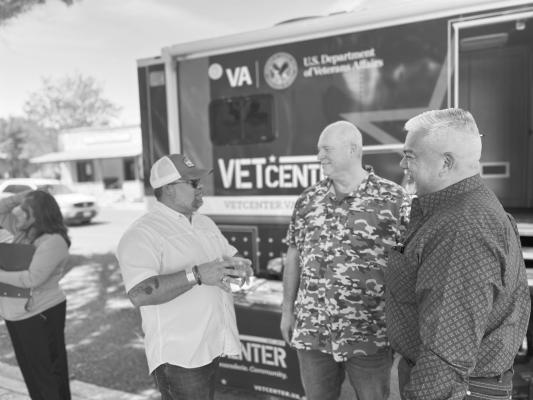 On March 29, a mobile Veterans Resource event was held at the Pecos County Courthouse. Courtesy Photo