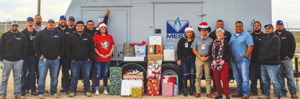 Mesa Solutions donates gifts to children