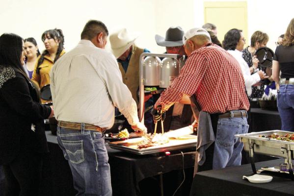 The Chamber of Commerce’s annual banquet was hosted by the Pecos County Civic Center last Thursday and guests enjoyed a meal provided by RemRacRam Catering. Photo by Joh Covington