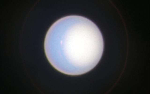 : Uranus as observed by the Hubble Space Telescope. Photo courtesy of NASA
