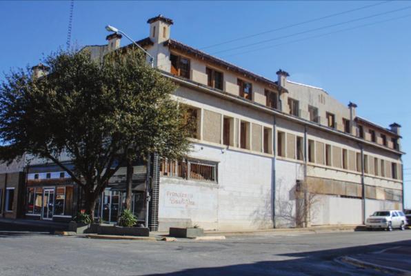 The Springhirst Hotel is located in downtown Fort Stockton on Main St. The renovation project for the hotel is estimated to cost $5.8 million. Photo by Nathan Heuer