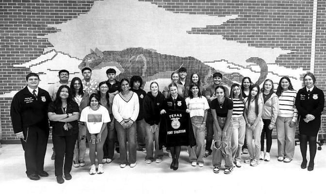 Texas FFA State Officers Visit Fort Stockton, Inspire Future Agricultural Leaders