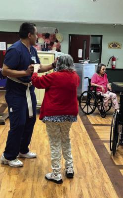 Focused Care at Fort Stockton hosted a physical therapy BINGO dance game on Saturday. Courtesy photo