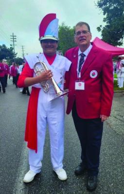 Live on New Years Day — Fort Stockton’s Mr. Dwight Dodd and Sebastian Sanchez were at the Rose Parade in Pasadena, California representing the Fort Stockton High School Band.