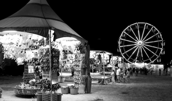 A carnival employee was injured Wednesday night-April 16 after what sounded like gunfire was heard near the Moore’s Greater Shows Carnival along U.S. Highway 285. Photo by Tristian Barragan