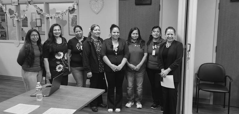 The Pecos County Memorial Hospital District Board recognized the hospital’s housekeeping staff following a letter of praise from Dr. Daly, the emergency room medical director. Daly’s letter commended the custodial team for their diligence in maintaining call rooms and ensuring facilities were ready for oncoming physicians, an effort he noted was superior to other hospitals where he has practiced. Pioneer Photo by Joh Covington