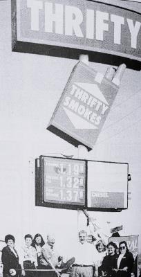 June 1996-Thrifty opens- Thrifty convenience store was recently welcomed to the Fort Stockton business community during ribbon cutting ceremonies.