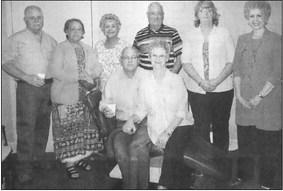 April 2009: WE’LL MISS YOU - Dr. Jimmy Wofford and his wife Kay sit in the dentist chair with a few of their friends, Rob and Cindy Dunagan, Glenda and Dwayne Bonham, Arna McCorkle and Shirley Weddle. Dr. Wofford announced his retirement from dentistry. He and Kay helped countless patients in Fort Stockton and the surrounding areas for many years.