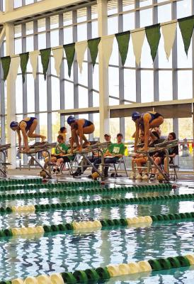 The FSMS relay teams also had a strong presence at the meet. The Girls 200-Yard Medley Relay team of Audrina Ureste, Camryn Reeves, Ruby Hernandez, and Grace Rojas finished fourth, while the Boys 200-Yard Medley Relay team of Levi Bueno, Mason May, Angel Luna, and Haizen Gregory matched that placement with a fourth-place finish of their own. Courtesy Photo