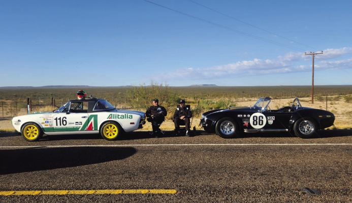 Two racers wait for their turn to “take-off” at the starting line last year. Photo by Joh Covington