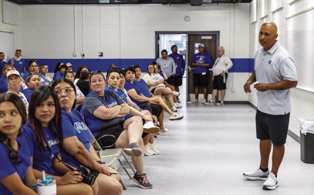 Fort Stockton’s fall teams filled the Special Events Center with energy before Xavier Rangel closed the annual showcase with a championship promise.